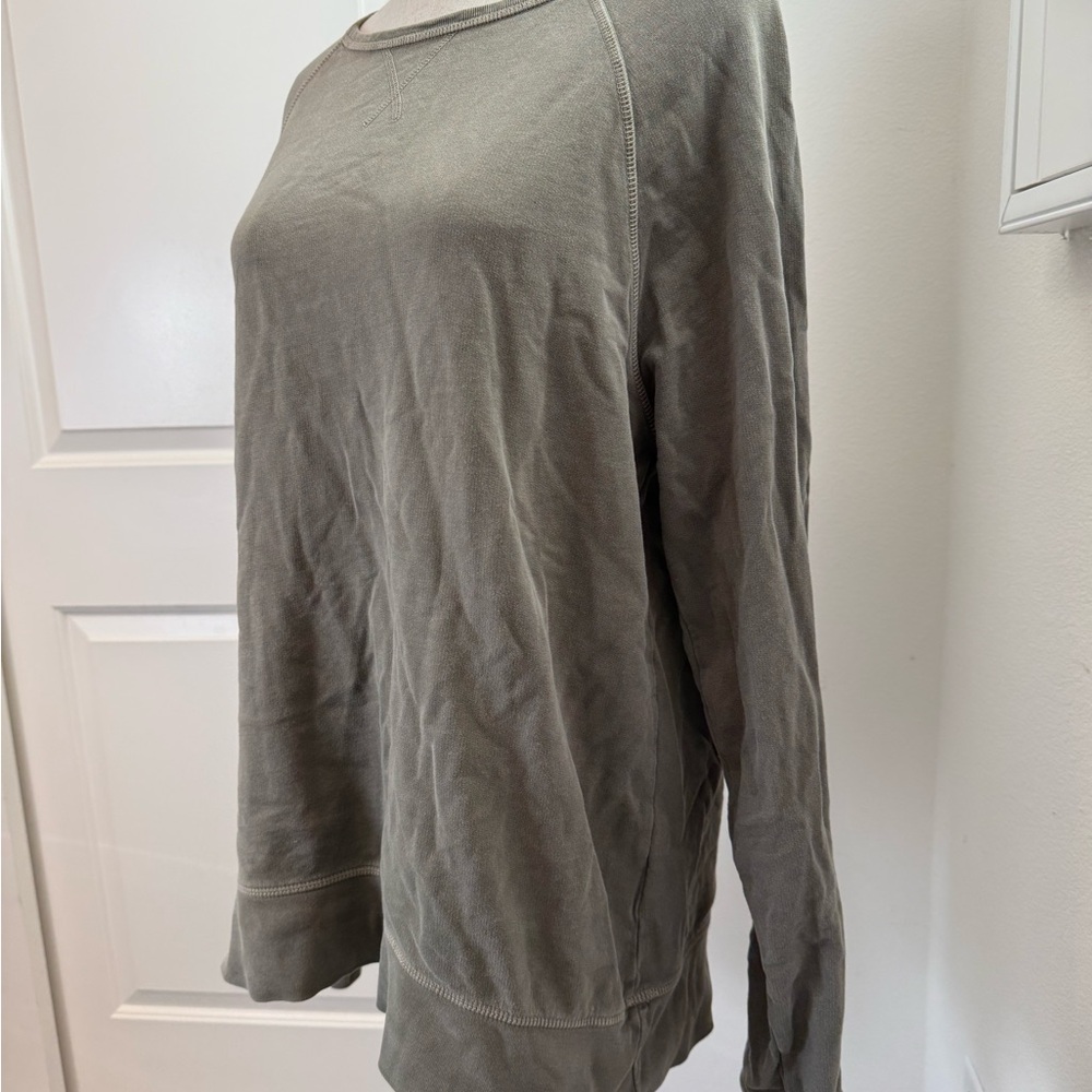 Officine Generale Olive Long Sleeve Top